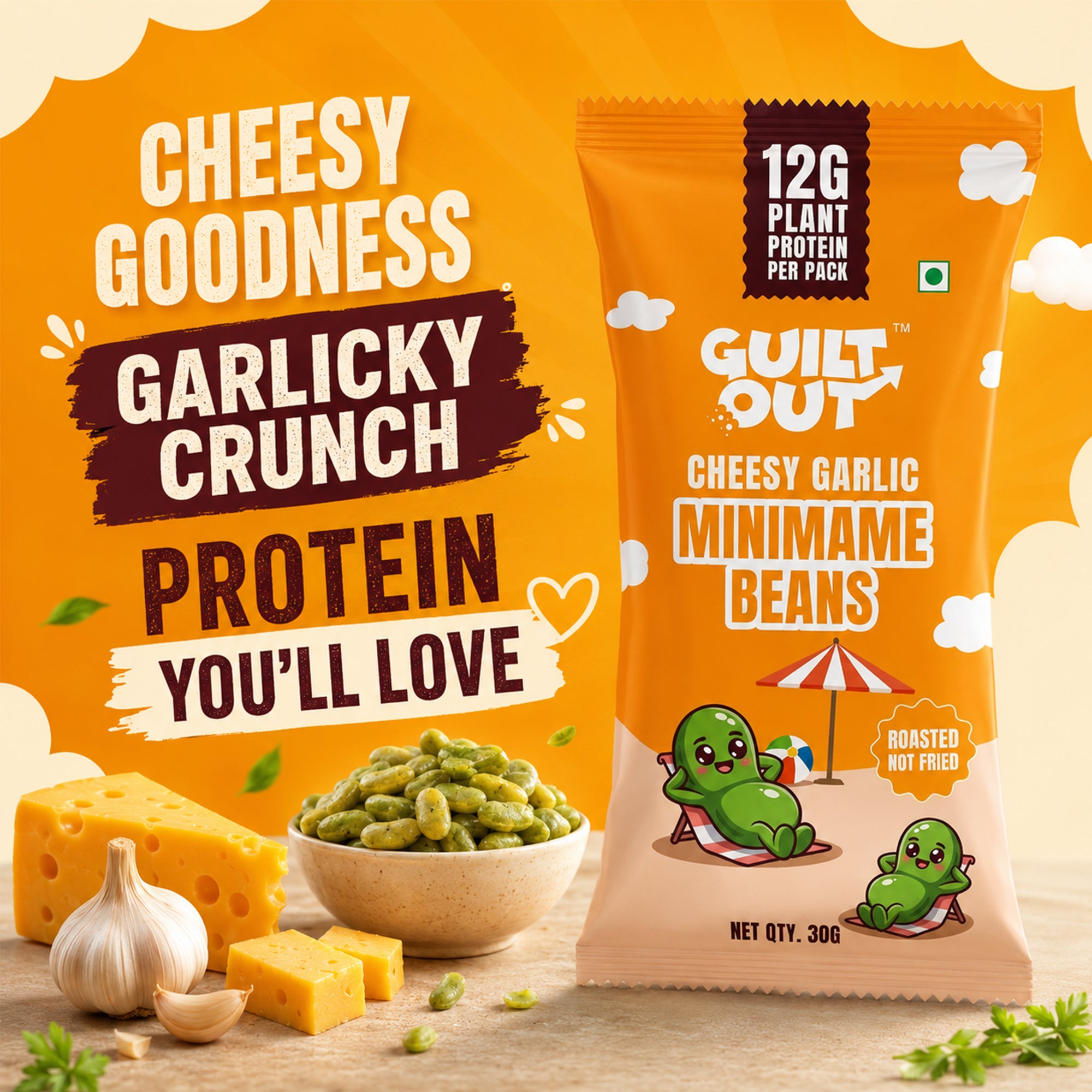 Cheesy Garlic Minimame (30GM)