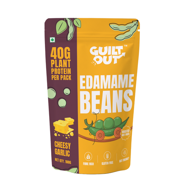 Cheesy Garlic Edamame