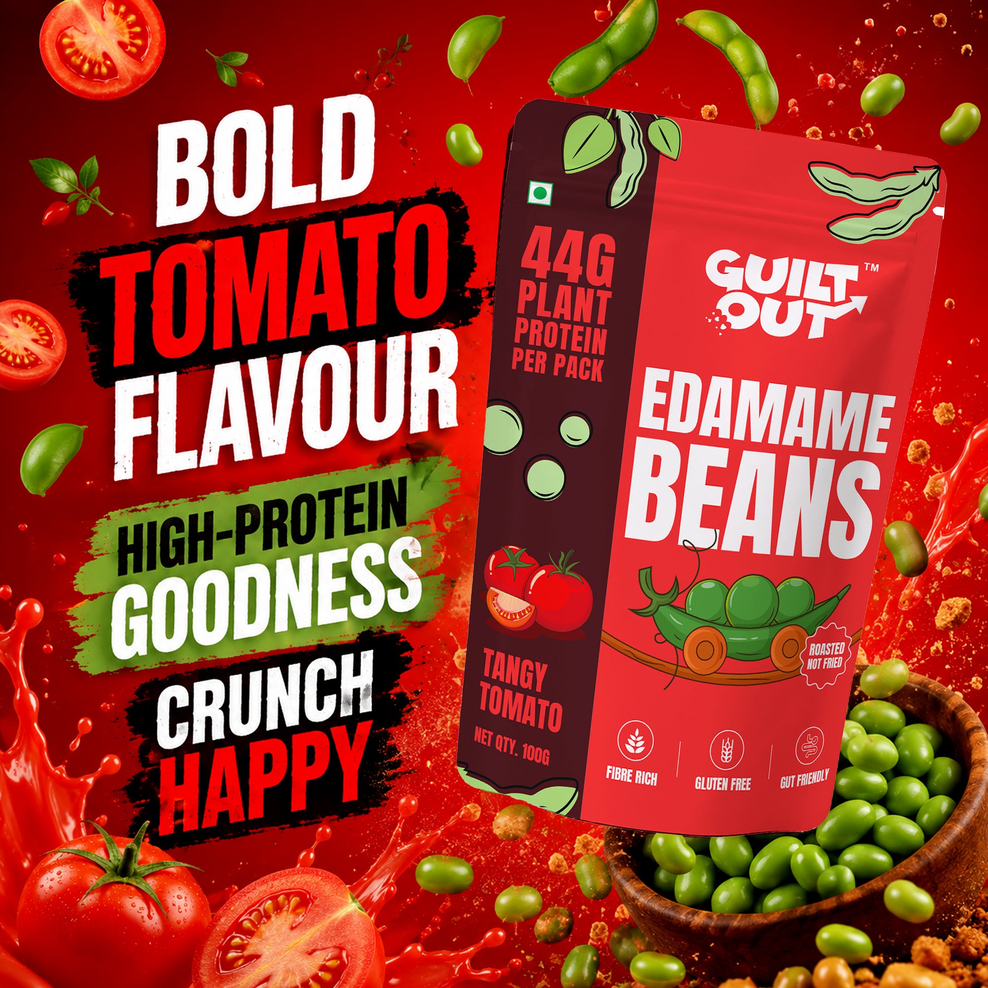 Tangy Tomato Edamame (100GM)
