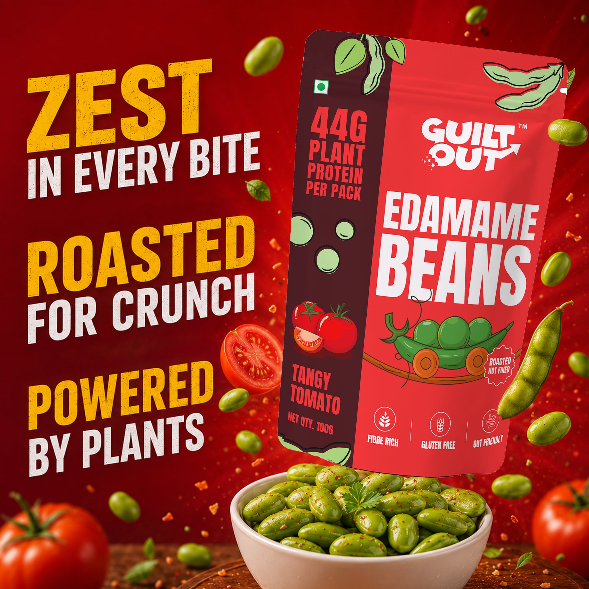Tangy Tomato Edamame (100GM)