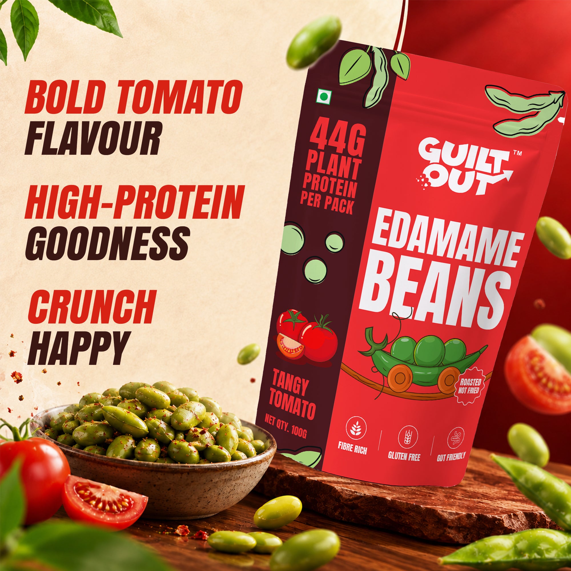 Tangy Tomato Edamame (100GM)